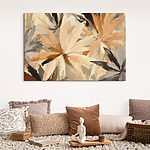Canvas Schilderijen Herfsttinten in abstracte vorm