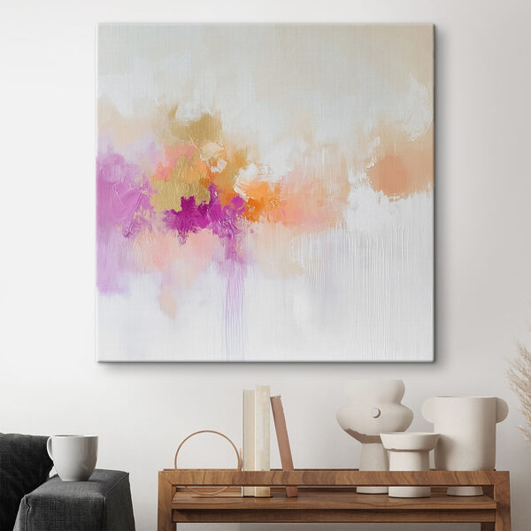 Schilderij van een kleurrijke explosie Canvas Schilderijen Schilderij van een kleurrijke explosie