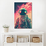 Canvas Schilderijen Astronaut in een ruimtepak