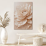 Canvas Schilderijen Crème bloemblaadjes in delicate bloei