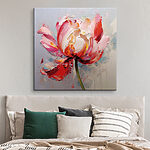 Canvas Schilderijen Schilderij van een bloem