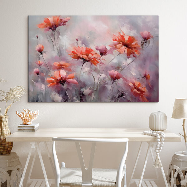 Schilderen van bloemen Canvas Schilderijen Schilderen van bloemen