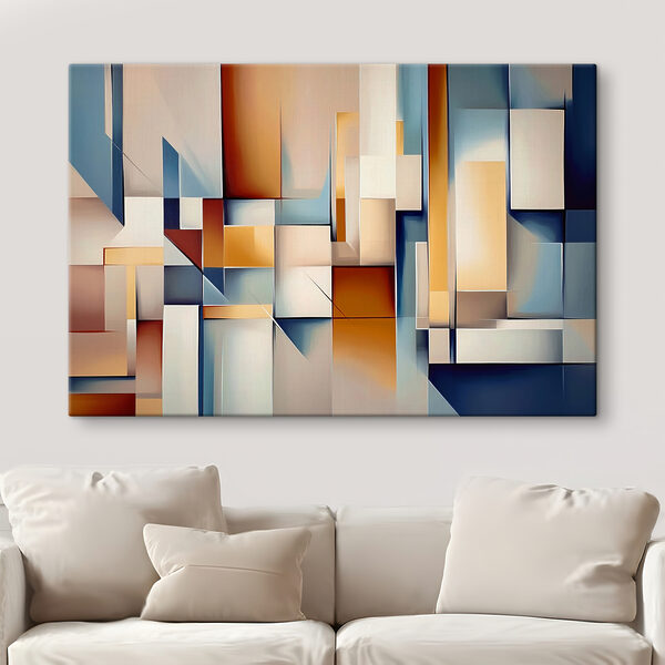 Kleurrijk kunstwerk Canvas Schilderijen Kleurrijk kunstwerk