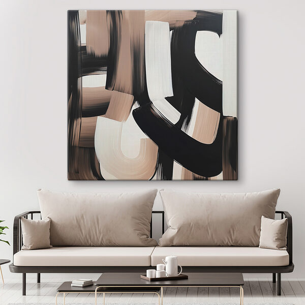Zwart-wit kunst Canvas Schilderijen Zwart-wit kunst