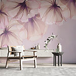 Fotobehang Etherische Pastel Bloemendans