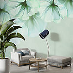 Fotobehang Etherische bloemen in serene tinten