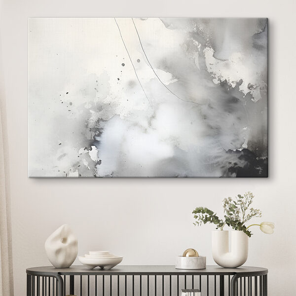 Canvas prints White and gray background Canvas Schilderijen Canvas prints White and gray background