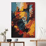 Canvas Schilderijen Canvas prints Vibrant Emotions in Abstract Swirls