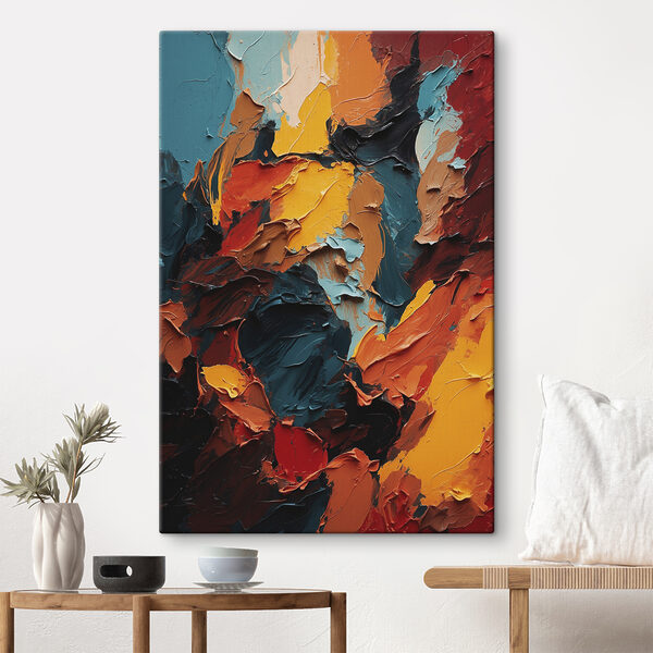 Canvas prints Vibrant Emotions in Abstract Swirls Canvas Schilderijen Canvas prints Vibrant Emotions in Abstract Swirls