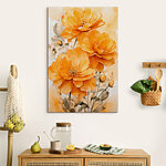 Canvas Schilderijen Canvas prints Painting of orange flowers