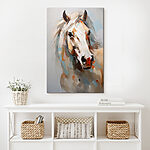 Canvas Schilderijen Schilderij van een paard
