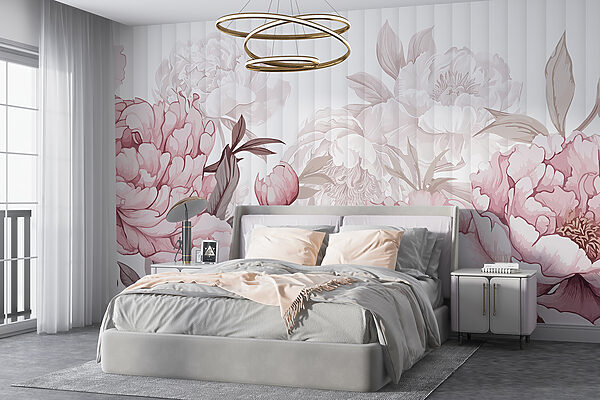 Blush bloeit in zachte allure Fotobehang Blush bloeit in zachte allure
