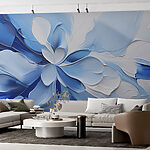 Fotobehang Elegantie in blauwe tinten