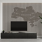 Fotobehang Kaart van oekraïne met witte tekst