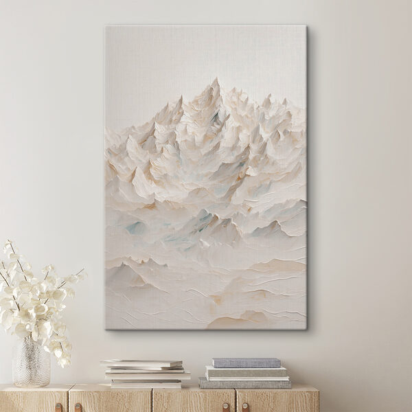 Bergketen met vele toppen Canvas Schilderijen Bergketen met vele toppen