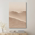 Canvas Schilderijen Zandduinen met golven