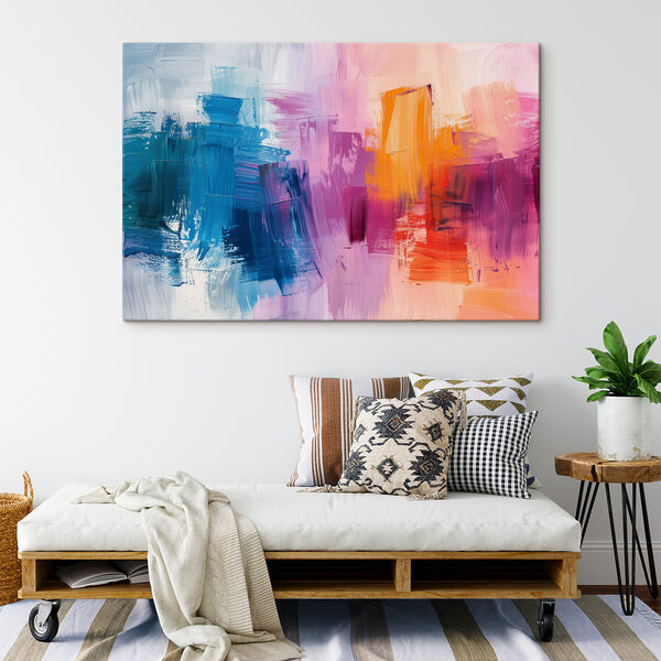 Schilderen van verschillende kleuren Canvas Schilderijen Schilderen van verschillende kleuren