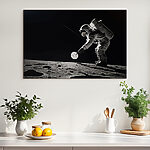 Canvas Schilderijen Astronaut op de maan