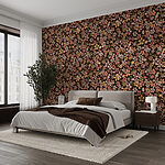 Fotobehang Patroon van kleine bloemen