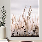 Canvas Schilderijen Fluisterend riet in sereen licht