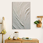 Canvas Schilderijen Wit papier met een patroon