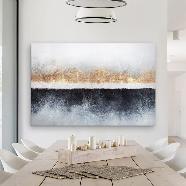 Zwart-wit schilderij Canvas Schilderijen Zwart-wit schilderij