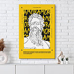 Canvas Schilderijen Poster met man’s gezicht