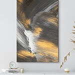 Canvas Schilderijen Zwart-wit schilderij