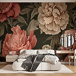 Fotobehang Behang met bloemen