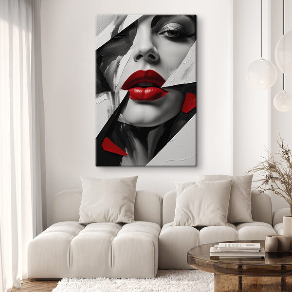 Artistieke expressie door felle kleuren Canvas Schilderijen Artistieke expressie door felle kleuren