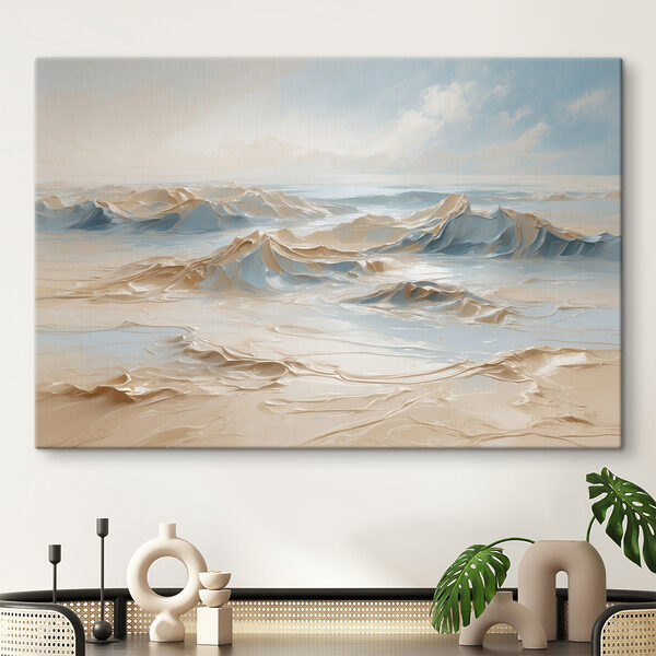 Landschap van een woestijn Canvas Schilderijen Landschap van een woestijn