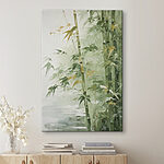 Canvas Schilderijen Schilderij van een bamboeboom
