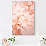 Canvas Schilderijen Sereen pastel bloemstuk