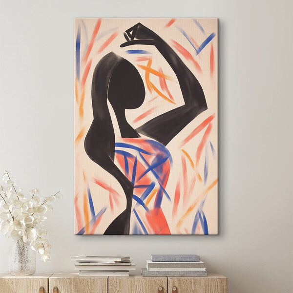 Schilderij van een vrouw Canvas Schilderijen Schilderij van een vrouw
