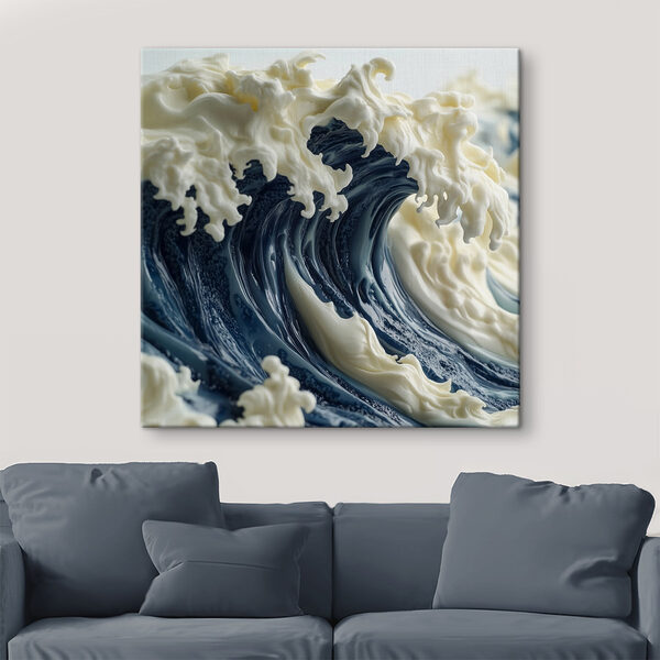 Majestueuze golven vastgelegd in beweging Canvas Schilderijen Majestueuze golven vastgelegd in beweging