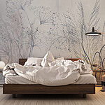 Fotobehang Gevoelige op de natuur geïnspireerde abstracte kunst