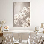 Canvas Schilderijen Groep witte bloemen