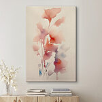 Canvas Schilderijen Aquarel van bloemen