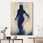 Canvas Schilderijen Silhouet van een vrouw