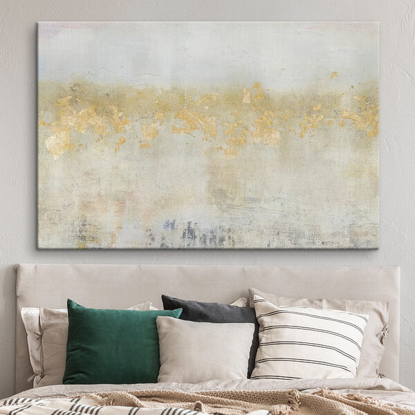 Serene texturen in zachte tinten Canvas Schilderijen Serene texturen in zachte tinten