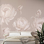 Fotobehang Behang met bloemen