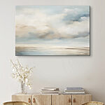 Canvas Schilderijen Bewolkte lucht boven water