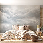 Fotobehang Bewolkte lucht met veel wolken