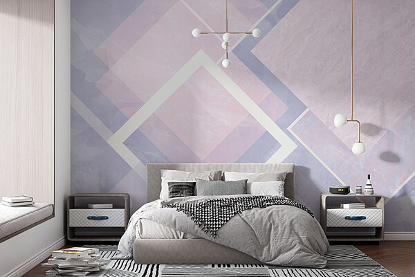 Fotobehang Zachte pastel geometrische patronen in harmonie (Artikelnummer: w02062) Fotobehang Fotobehang Zachte pastel geometrische patronen in harmonie (Artikelnummer: w02062)