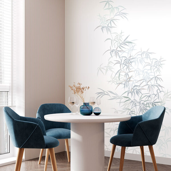 Fotobehang Plant met bladeren