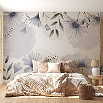 Fotobehang Delicaat aquarel bloemmotief