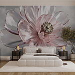 Fotobehang Delicate bloemblaadjes omarmen ingewikkelde schoonheid