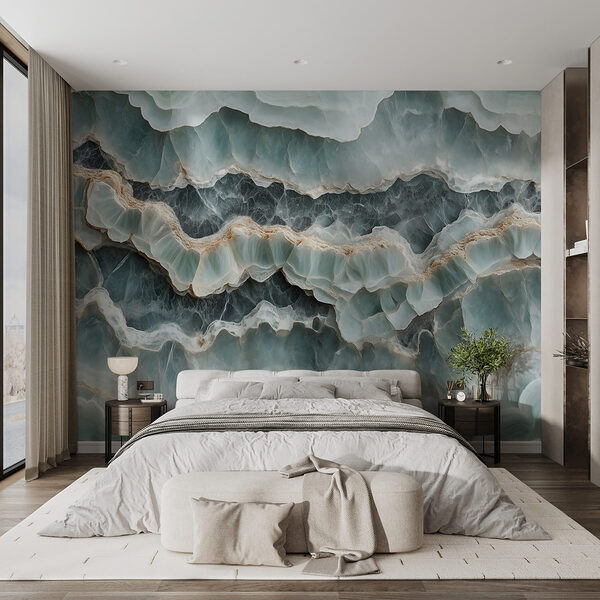 Vloeiende lijnen van natuurlijke schoonheid Fotobehang Vloeiende lijnen van natuurlijke schoonheid