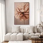 Canvas Schilderijen Delicate bloemblaadjes in zachte tinten