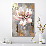 Canvas Schilderijen Schilderij van een bloem
